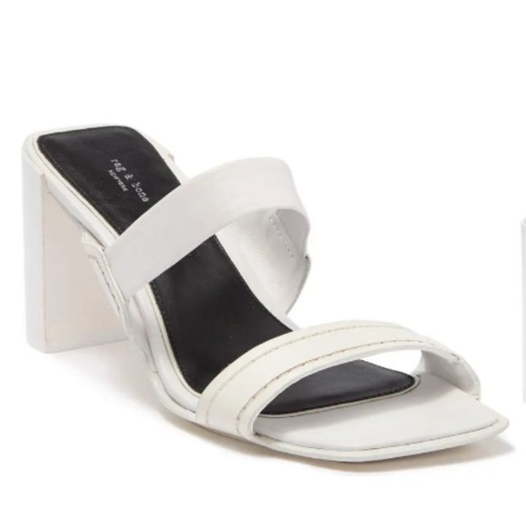 rag & bone Shoes - Rag & Bone Colt Leather Strap Block Sandal